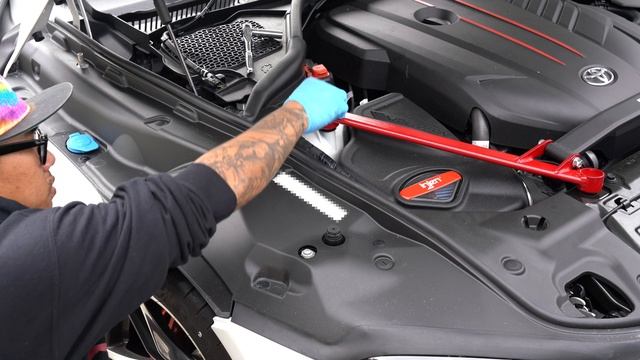 Toyota Supra Blitz Front Strut Tower Bar