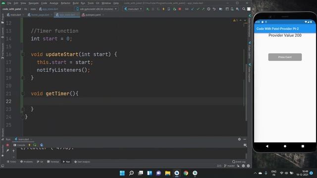 Flutter Provider Part-2 ( Implement Provider ) смотреть онлайн