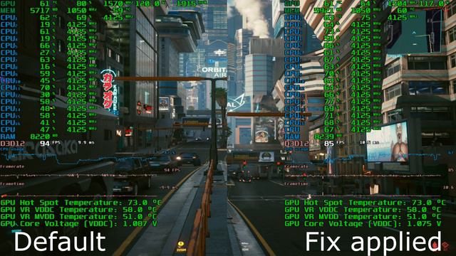Cyberpunk 2077 Ryzen Fix Comparison смотреть онлайн