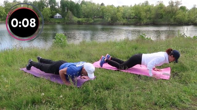 Челлендж  ||  Планки и отжимания в стиле Табата