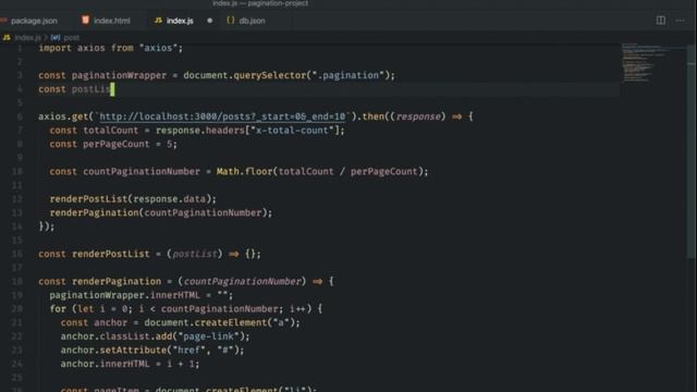 [#54] - Build Pagination from scratch using Javascript and Bootstrap|Javascript for Beginners Hindi смотреть онлайн