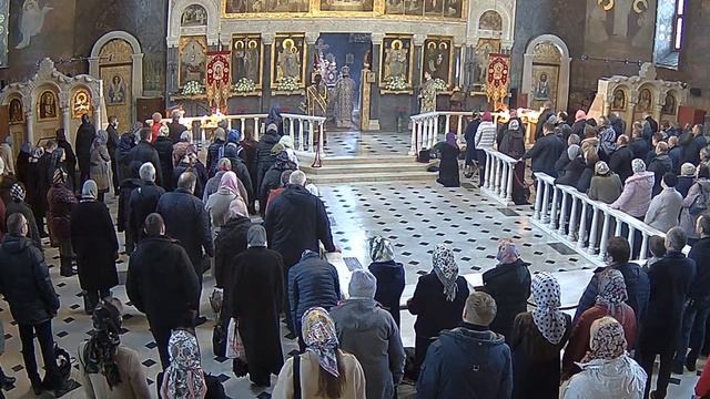 Память вмч. Феодора Тирона: Литургия смотреть онлайн