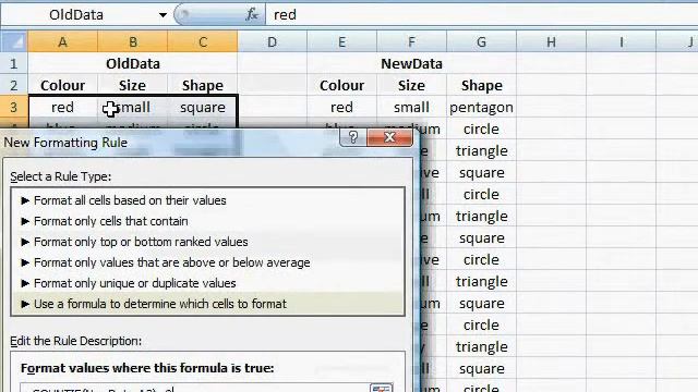 Excel 2007 - locating unique cells смотреть онлайн