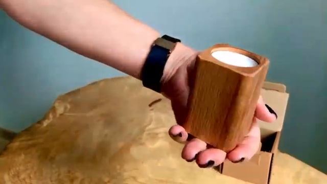 Дизайнерский подсвечник из бука под одну свечу смотреть онлайн