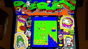 Dig Dug II/Диг Даг 2 небольшой обзор на прохождение игры (Dendy Денди NES Nintendo Famicom)