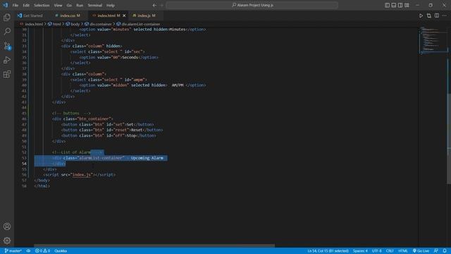 Alarm-Clock Project Using HTML, CSS, Vanilla Javascript смотреть онлайн