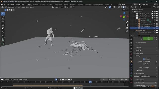 Blender 3D - Rigid Body and Motion Capture - Part 2 смотреть онлайн