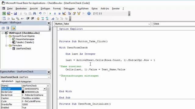 EXCEL VBA - Userform erstellen #3 Checkbox / Kontrollkästchen смотреть онлайн