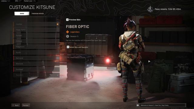 Kitsune Fiber Optic Outfit Showcase Season 5 Call Of Duty Warzone - Black Ops Cold War смотреть онлайн