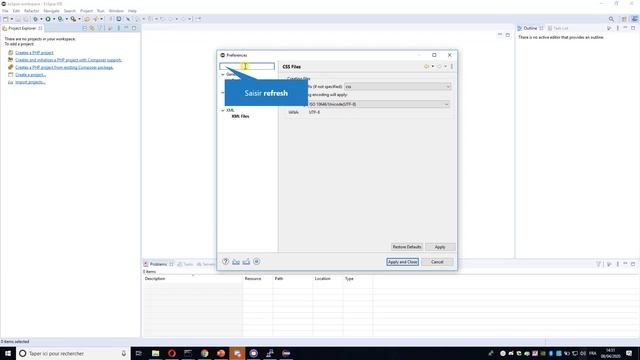Création d'un projet Eclipse PHP (Ubiquity) смотреть онлайн