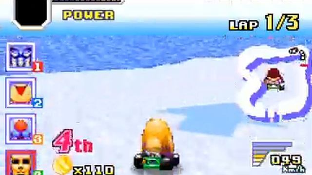 Konami Krazy Racers-Moai Gradius-Premium Cup-Gameboy Advance Playthrough смотреть онлайн