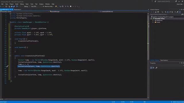 4 - Jumping Ninja - Game Manager смотреть онлайн