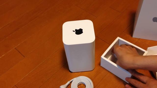 新型エアーマック(AirMac Time Capsule) 開封注意！落として故障泣き！ ME182 177J/A смотреть онлайн