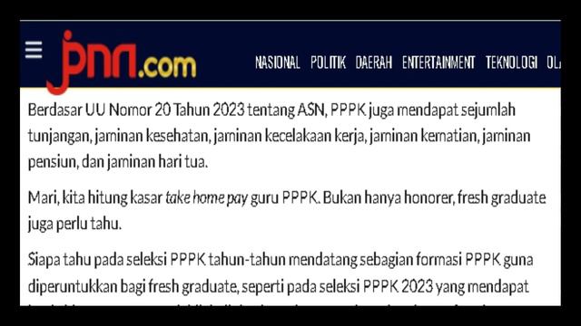 KABAR GEMBIRA | TAKE HOME PAY GURU PPPK DAN FRESH GRADUATE MENGGIRUKAN DI PERPRES NO.11 TAHUN 2024 смотреть онлайн