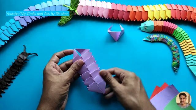 Modular Origami Snakes || Easy DIY Paper Snakes