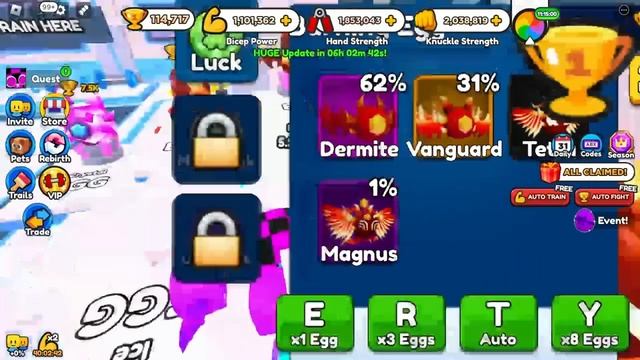 Симулятор армрестлинга Roblox смотреть онлайн