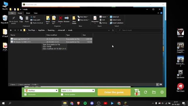 Get Zoom In Fabric 1.17 | TLauncher | WI Zoom Mod