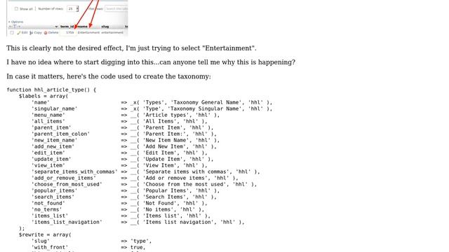 Wordpress: Why does a new taxonomy term get created when I assign an existing term to a post? смотреть онлайн