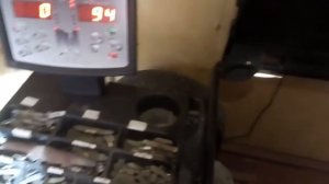 Балансировочный станок до и после калибровки Trommelberg cb1960b