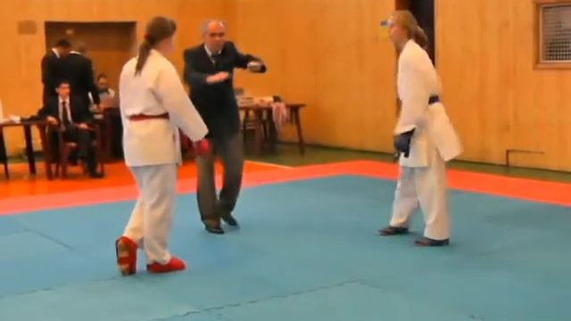 WKF karate Ksenia MALYUTA Moscow Champ. смотреть онлайн