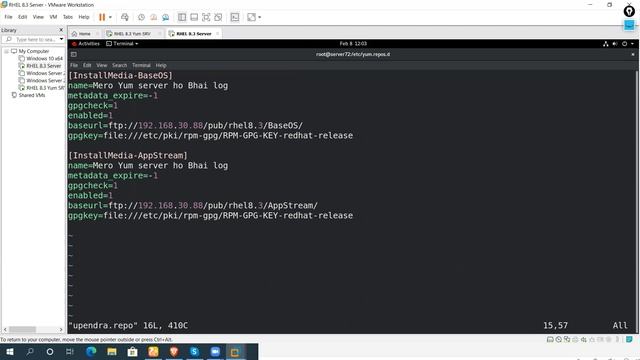 Configuring Yum Server and clients / Dnf in nepali смотреть онлайн