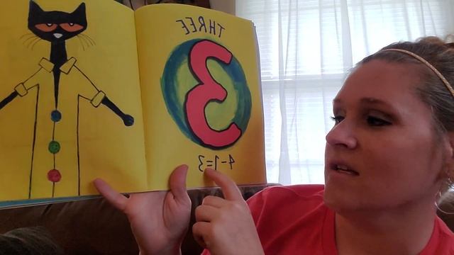 Story time "Pete the Cat and his Four Groovy Buttons" plus counting mini lesson смотреть онлайн