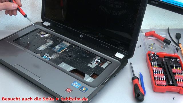 HP Pavilion g6 Laptop öffnen - Hewlett-Packard Lüfter reinigen HDD SSD Tastatur wechseln - [4K] смотреть онлайн