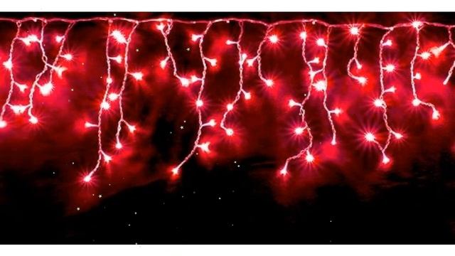 Гирлянда БАХРОМА 240 красных ламп, мерцающие (Beauty Led) 4,9х0,5м обзор PIL240BL-10-2R смотреть онлайн
