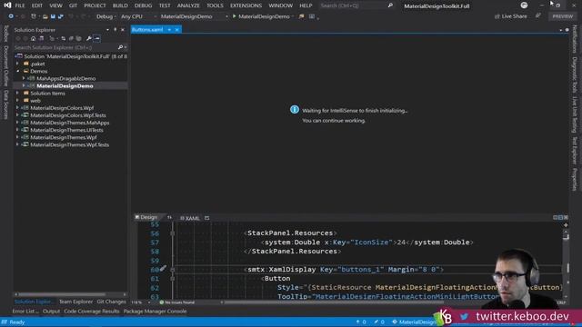 C#/WPF Material Design in XAML смотреть онлайн