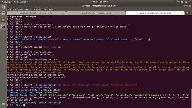 Schema Versioning in Rails смотреть онлайн