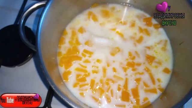 Тыквенная каша. Каша из тыквы. Гарбузовая каша. смотреть онлайн