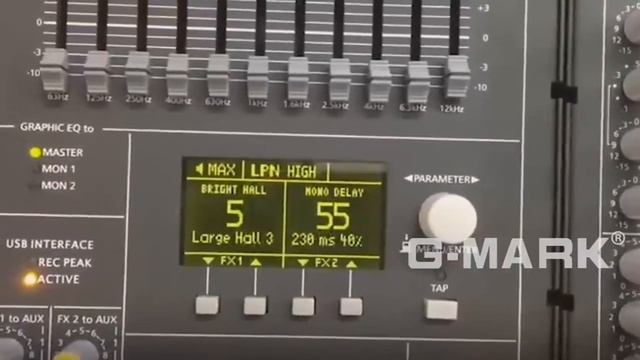 Power Mate 1000-3 Professional Audio Mixer