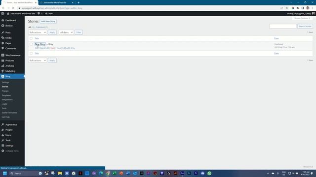 Create Menu Link for Web Stories -- WordPress смотреть онлайн