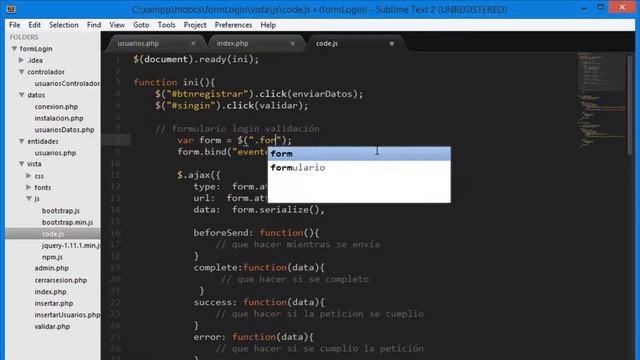9.- Validación con HTML5 - Login con php bootstrap y Jquery || @eytooestudios смотреть онлайн
