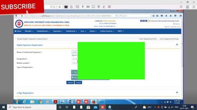 unexpected error during signing in epfo unified portal dsc kyc approval смотреть онлайн