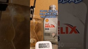 Shell Helix HX8 ECT 5w30   API SN   ACEA C3  (Prueba de viscosidad a 26°)