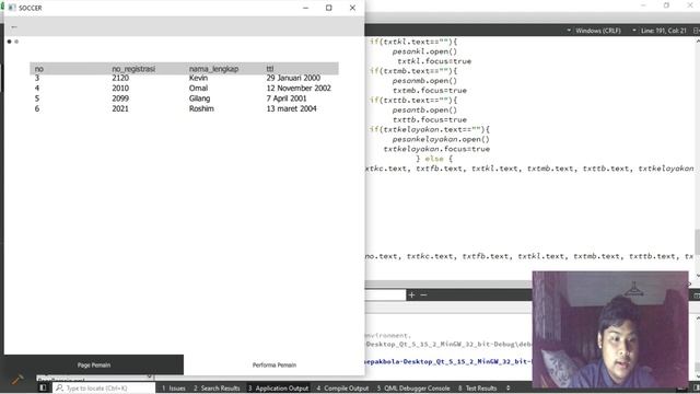 Aplikasi Sepak Bola - QT Creator dan Mysql смотреть онлайн