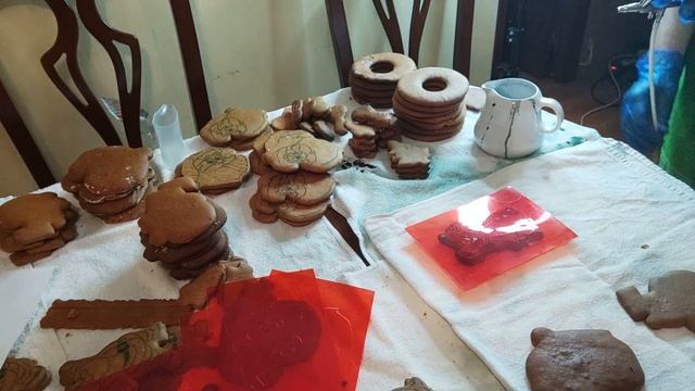 Новогодние пряники.подготовка. смотреть онлайн