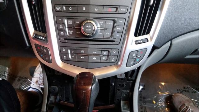 How to Remove Radio / Navigation / Display from Cadillac SRX 2012 for Repair. смотреть онлайн