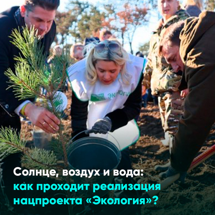 Как проходит реализация нацпроекта «Экология» смотреть онлайн