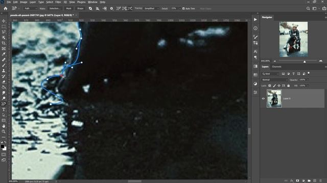 Photoshop 2021 Remove a Background With Content-Aware Tracing Tool смотреть онлайн