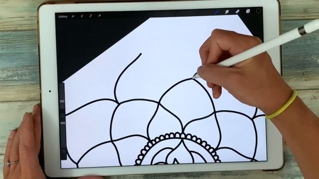 How to Make a Colorful Mandala in Procreate | iPad Pro Tutorial смотреть онлайн