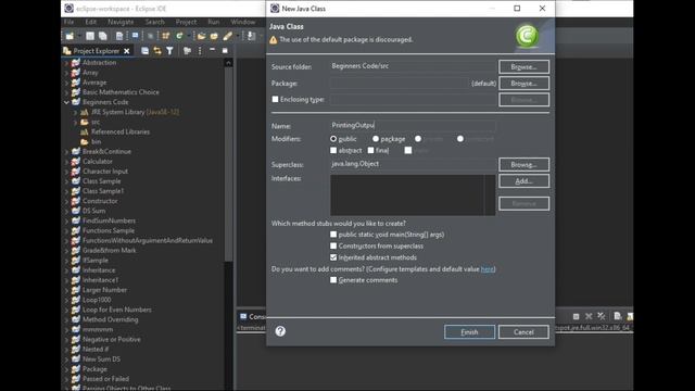 2 Output Printing in Java смотреть онлайн