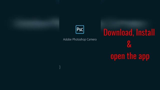 Adobe Photoshop Camera for android смотреть онлайн
