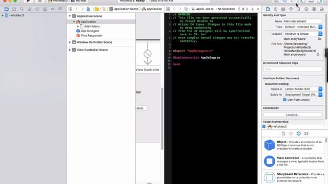 Create Mac desktop Application using Visual Studio Mac смотреть онлайн