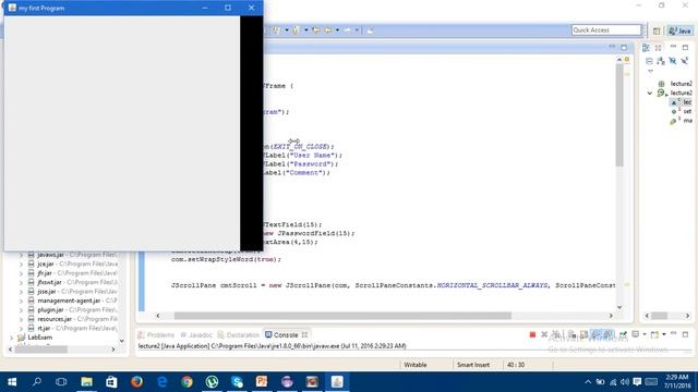 How to Create Scroll Pane and Buttons in java GUI смотреть онлайн