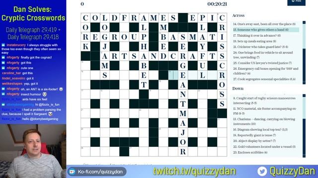 Dan Solves: Telegraph crossword 29,418 from 17/07/2020 смотреть онлайн