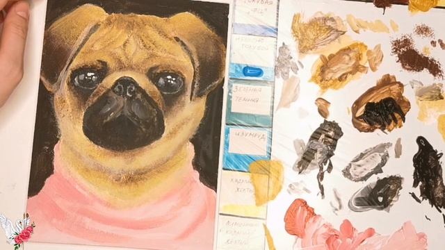 Рисуем мопса вместе со мной ? смотреть онлайн