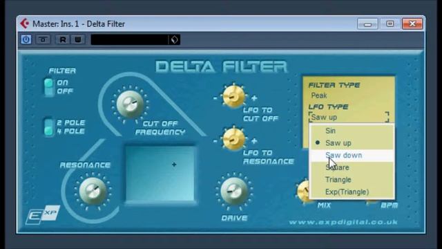 Delta Filter by Exponent Digital смотреть онлайн