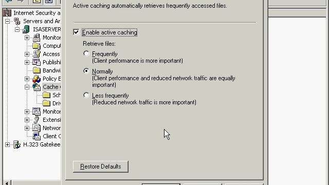 WINDOWS ISA SERVER 2000 caching смотреть онлайн